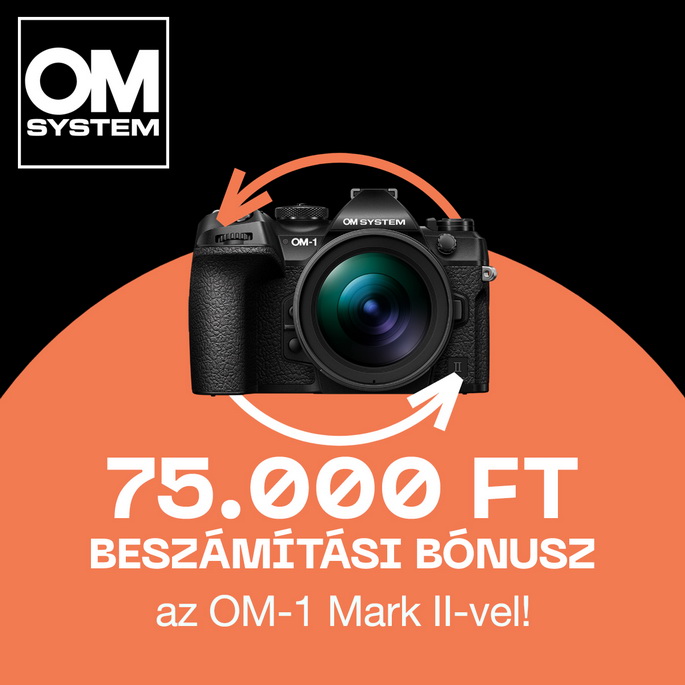 Csak most: hatalmas kedvezmény az OM System OM-1 Mark II fényképezőgépre!